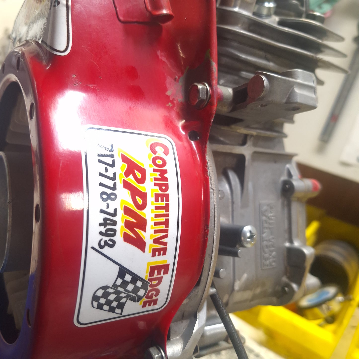 Red Rookie 120 engine Nascar Youth Series QMA POWRI REFRESHED